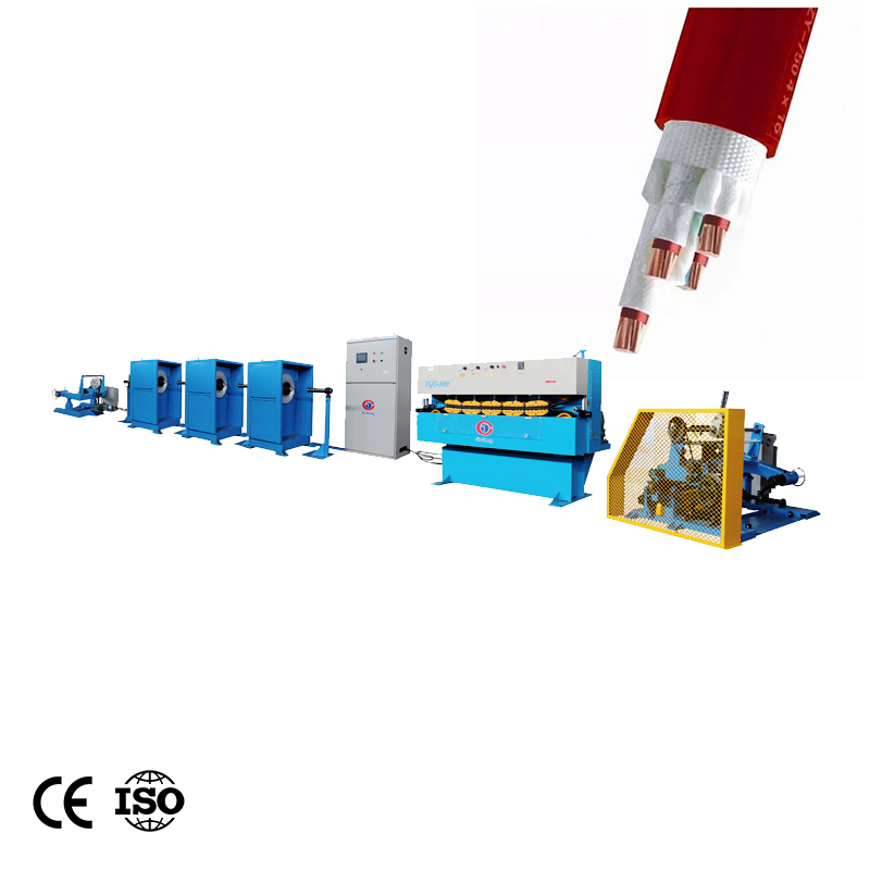 Envoltura de cables de tipo concéntrico horizontal, máquina empacadora para grifo de mica