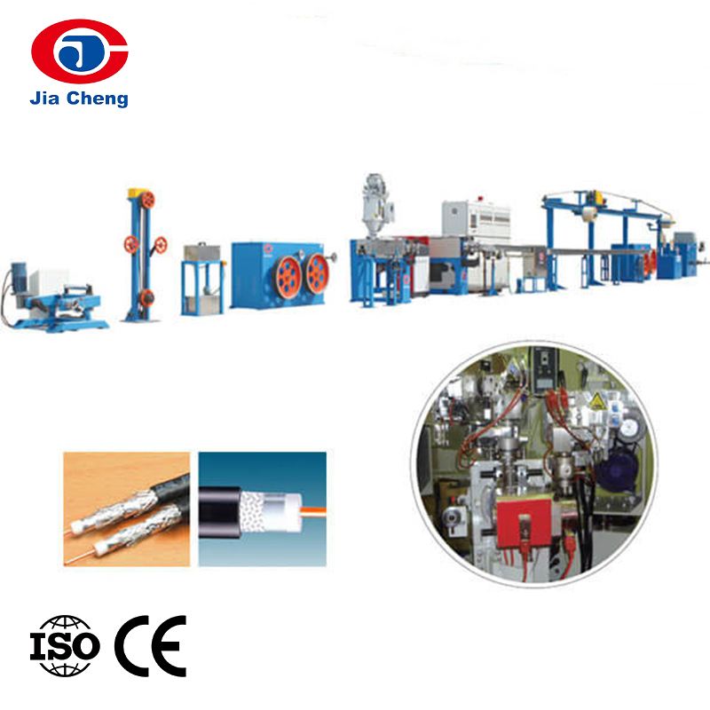 Línea de extrusión de cables de espuma física